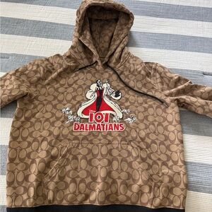 Authentic brand new WOUT tags Coach 101 Dalmatians Hoodie